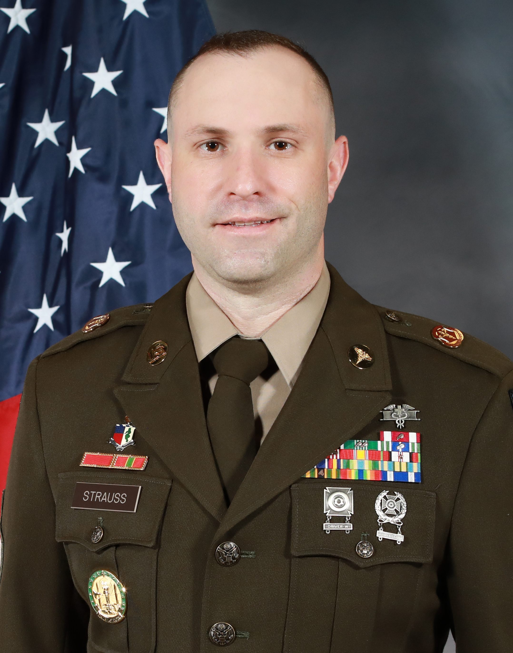 portrait of MSG Joshua S. Strauss